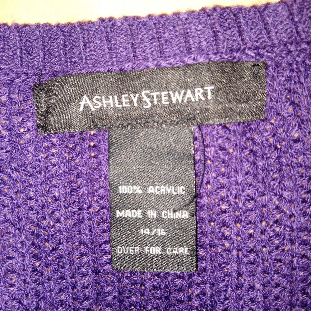 🩷💜🪙 NWT Womens Time & Tru Sweater (1) Ashley Stewart Sweater (1) Duo Autumn - Picture 6 of 7